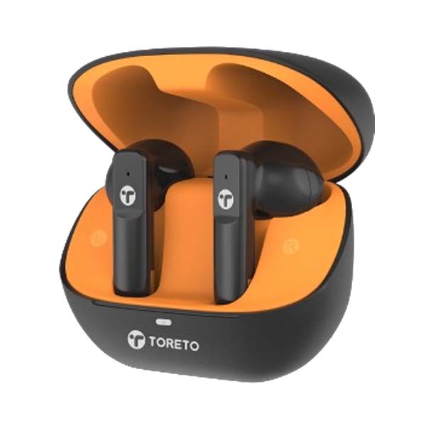 Toreto Air Aqua TWS Earbuds (Black)