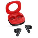 Toreto Air Bliss True Wireless Earbuds (Red & Black) - Image 2