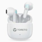 Toreto Air Glow Wireless Earbuds (White) - Image 2
