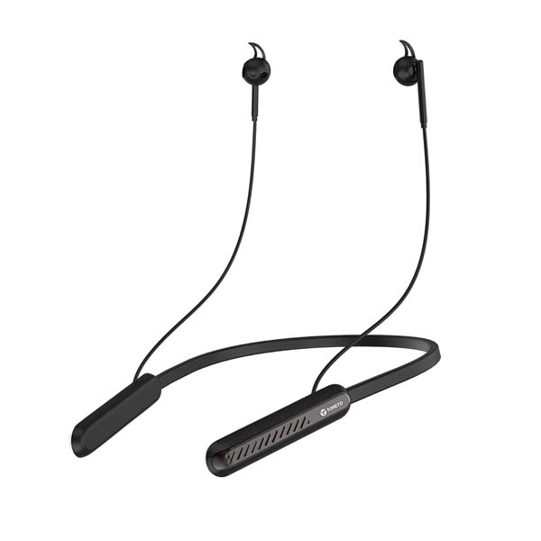 Toreto Alpha Neo+ Wireless Earphone Bluetooth Neckband (Black)