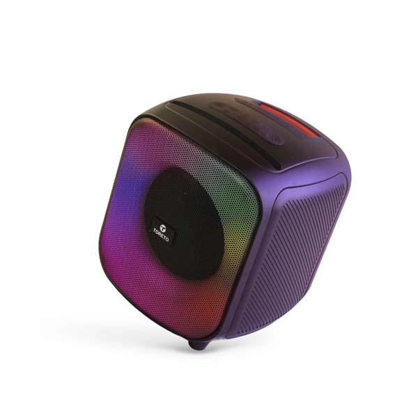 Toreto Party Pulse Wireless Portable Bluetooth Party Speaker (Black)