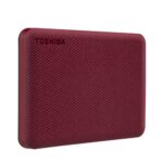 Toshiba Canvio Advance 4TB USB 3.2 Gen 1 External Portable Hard Drive (Red) - Image 2