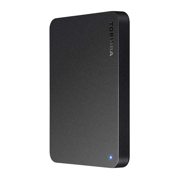 Toshiba Canvio Basics 1TB Portable External HDD (Black)
