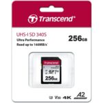 Transcend 256GB 340S UHS-I A2 SDXC Card - Image 2
