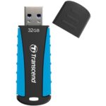 Transcend 32GB JetFlash 810 USB 3.1 Gen 1 Flash Drive (Blue/Black) - Image 2