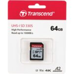 Transcend 64GB 330S UHS-I SDXC Memory Card - Image 2