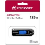 Transcend JetFlash 790 128GB Flash Drive (Black) - Image 3