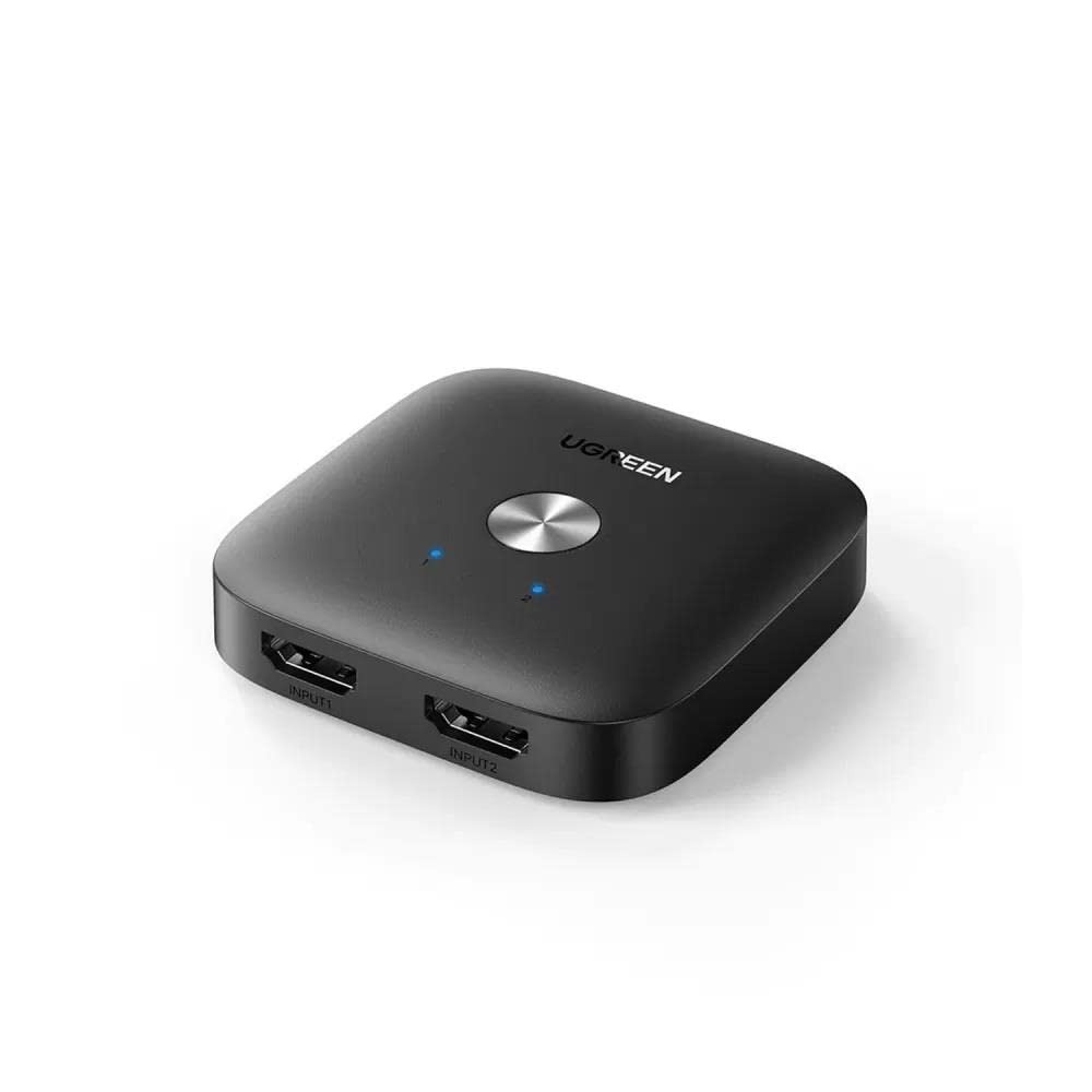 UGREEN 2 In 1 Out HDMI Switcher Support 4K@60Hz 3D HD 1080P Compatible for Fire Stick