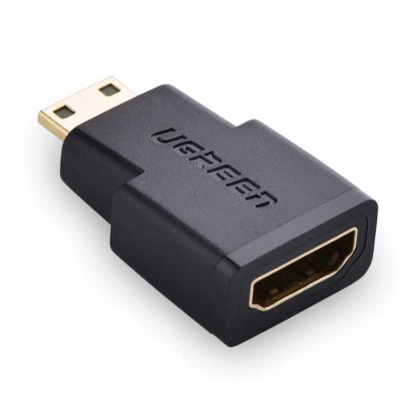 Ugreen Mini HDMI Male to HDMI Female Adapter (Black)-20101