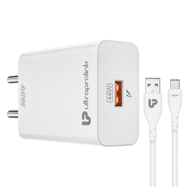 UltraProlink 44W Multi Protocol Fast Travel Charger with 1m Cable UM1135
