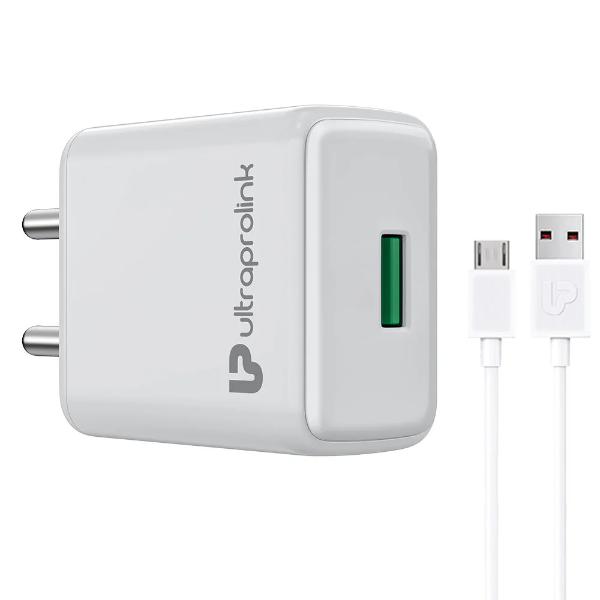 UltraProlink Boost 12M 2.4A/12W Charger + Micro USB Cable UM1166M