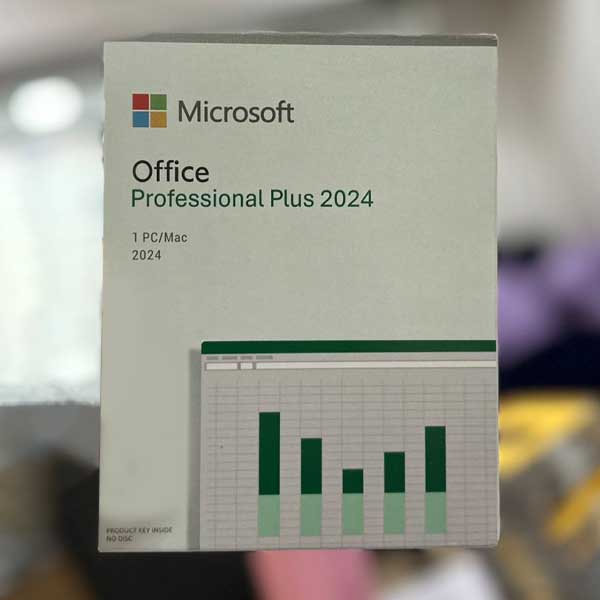 MICROSOFT Office Professional Plus 2024 - One-time purchase for 1 PC/MAC - Lifetime License - Key Inside - NO DISC