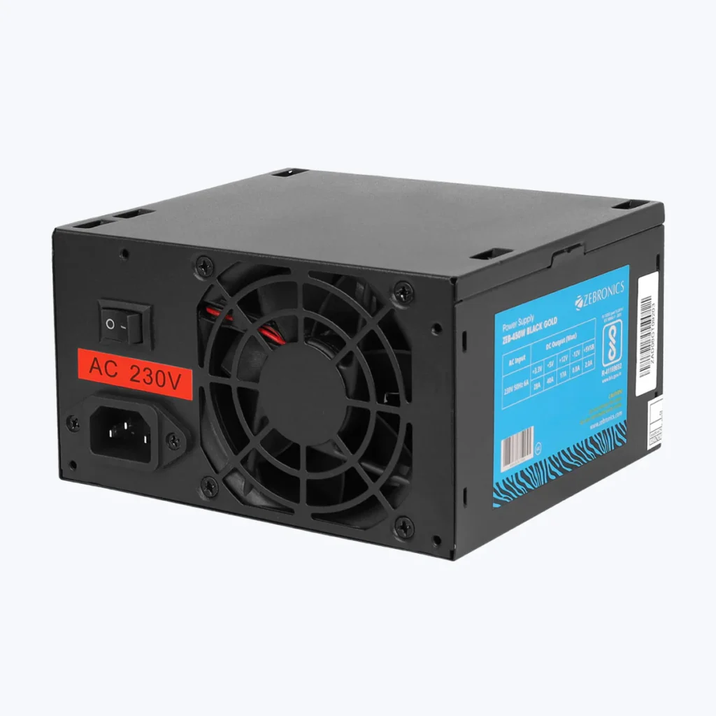Zebronics 450W Black Gold