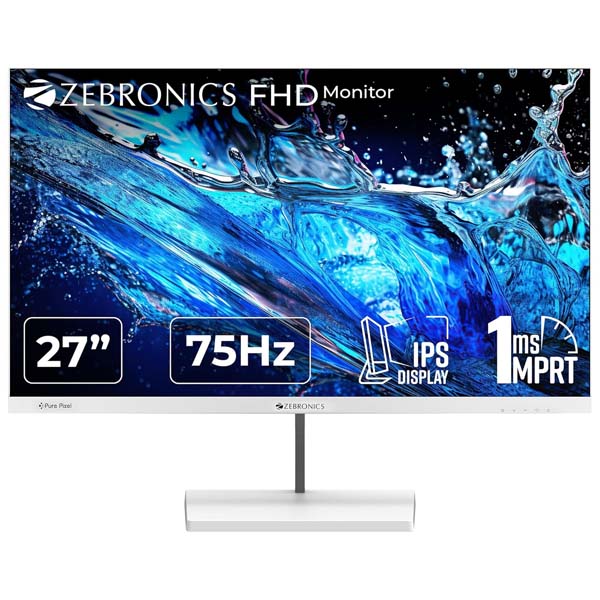 ZEBRONICS ZEB-S27A 27" (68.5cm) 75HZ FHD 1920x1080 LED Monitor