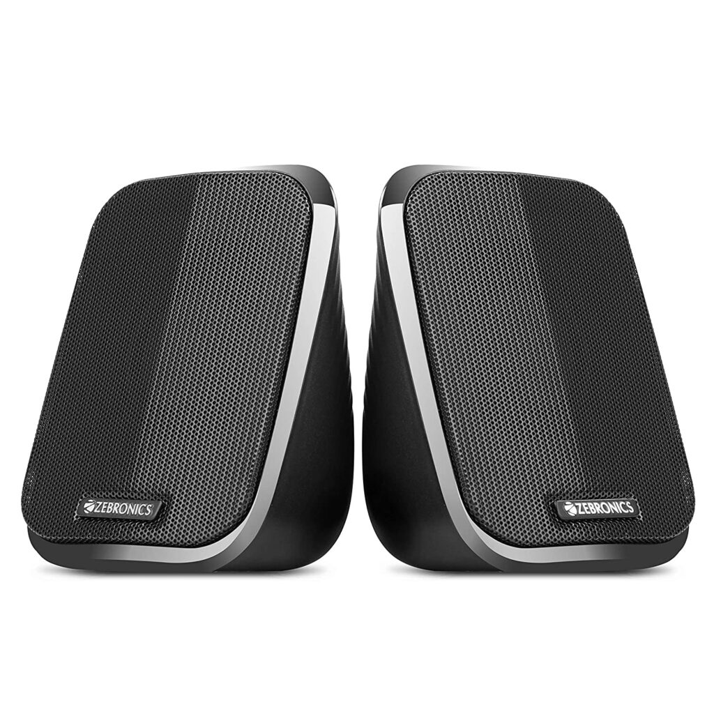 ZEBRONICS Zeb-Fame 5watts 2.0 Multi Media Speakers with AUX