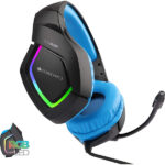 Zebronics Zeb-Rush (Blue) Premium Wired Gaming On Ear Headphone - Image 2