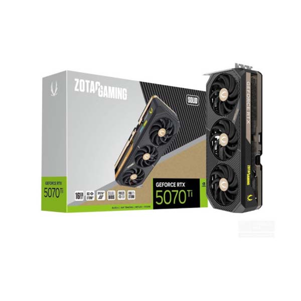 Zotac Gaming GeForce RTX 5070 Ti Solid 16GB GDDR7 Graphics Card