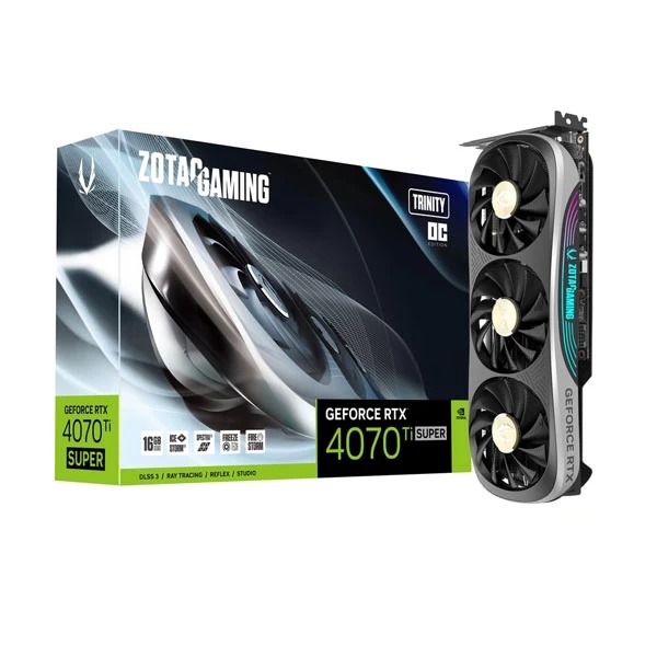 Zotac RTX 4070 Ti Super Trinity OC 16GB Gaming Graphics Card