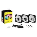 Corsair ICUE SP120 RGB Elite Cabinet Fan With Lighting Node Core (Triple Pack)