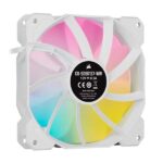 Corsair ICUE SP120 RGB Elite White Cabinet Fan With Lighting Node Core (Triple Pack)