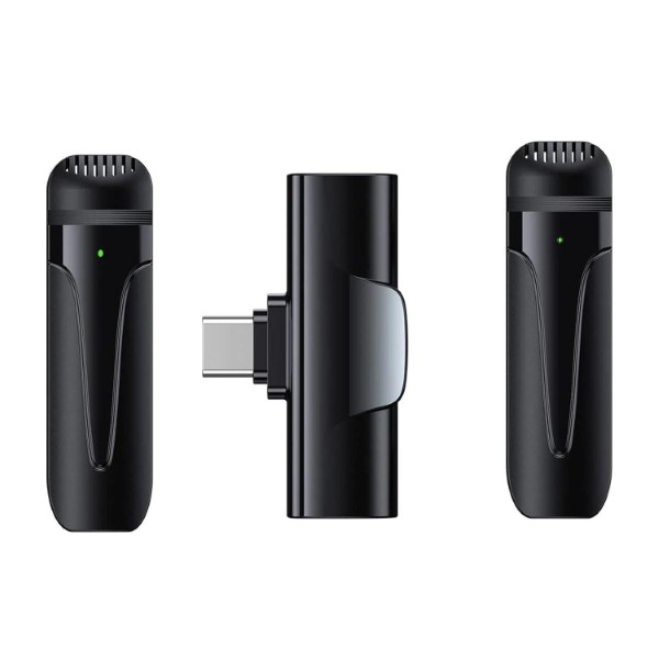 Digitek (DWM 003) 2 Unit Wireless Microphone & 1 Unit Receiver with Type C