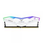 TeamGroup T-Force Delta RGB 16GB (16GBx1) DDR5 5200MHz Desktop RAM (White)