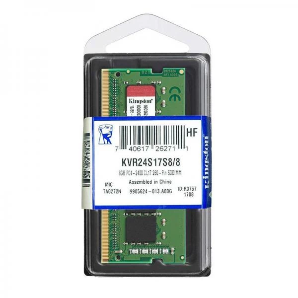 Kingston Value 8GB (8GB X 1) DDR4 2400MHz Laptop Ram