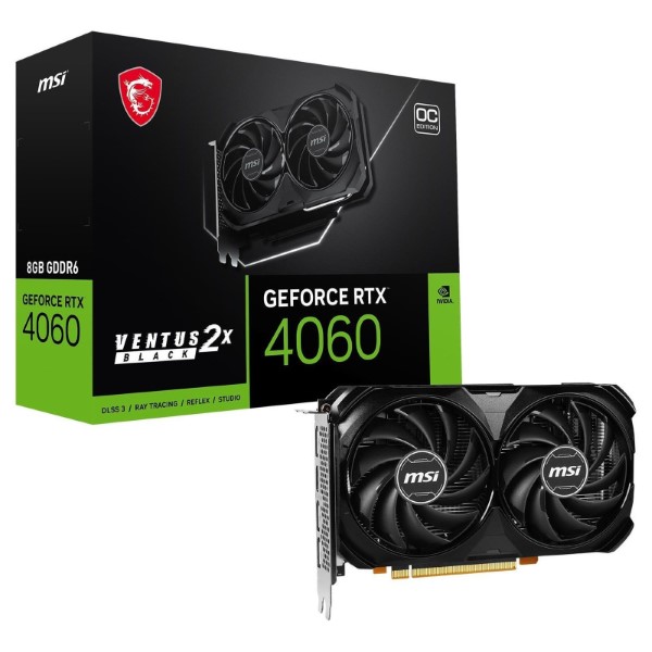 MSI RTX 4060 Ventus 2X Black OC