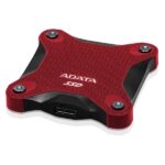 ADATA SD600Q 240GB PS5 Portable External SSD Solid State Drive - Red - Image 2
