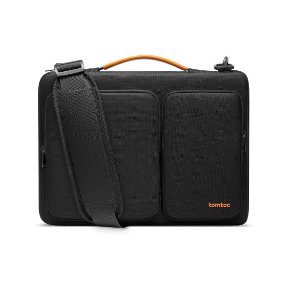 tomtoc Defender-A42 Laptop Shoulder Bag for 14 inch MacBook Pro (Black)