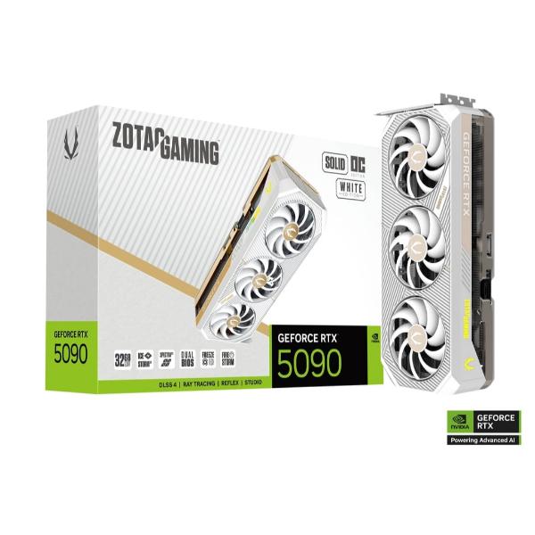 ZOTAC GAMING GeForce RTX 5090 SOLID OC White Edition
